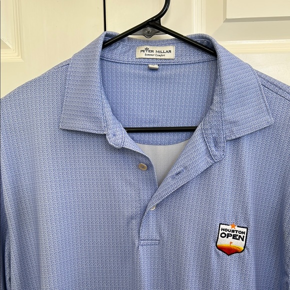 Peter Millar Blue Houston Open Polo Shirt - Picture 1 of 1